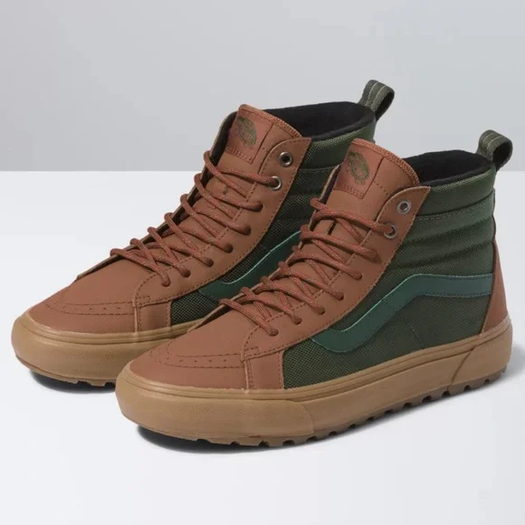 Vans SK8-HI MTE-1 Greeen/Gum Sneaker Men’s Size 7.5/ Women’s Size 9 - Picture 2 of 16